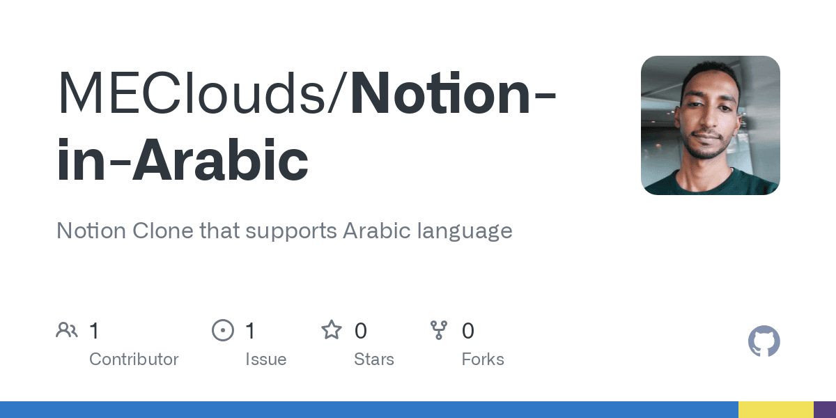 GitHub - MEClouds/Notion-in-Arabic: Notion Clone that supports Arabic language